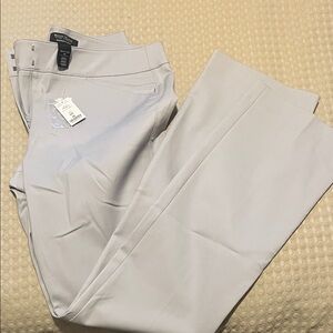 White House Black Market Soft Gray Trousers- Boot Cut- NWT-8R